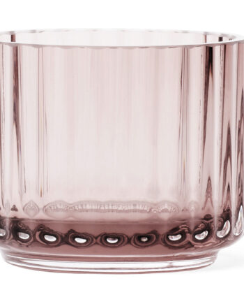 Fyrfadsstage  Glas Lille  Burgundy