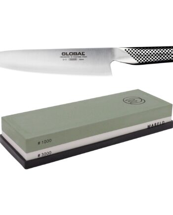 -  Kokkekniv 20 Cm   Mareld Slibesten 1000 3000 Grit