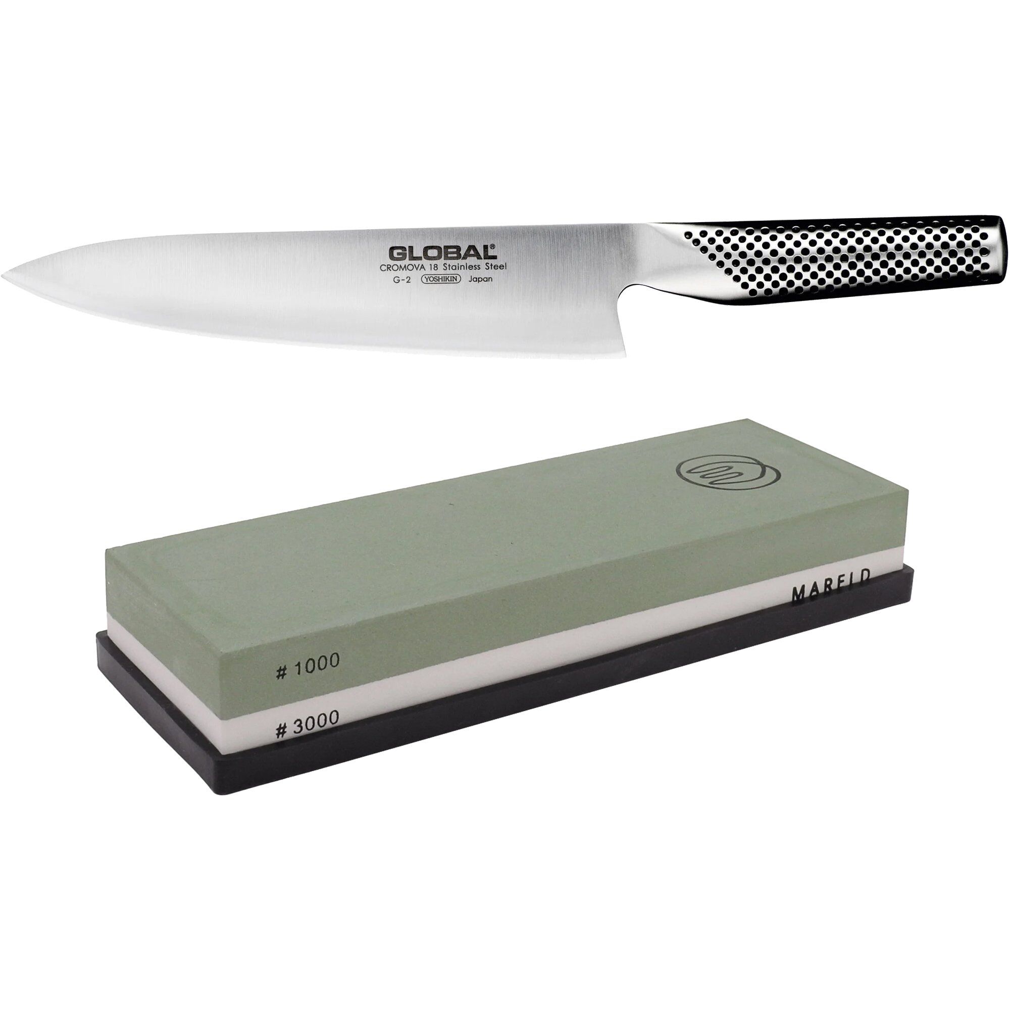 - Kokkekniv 20 Cm Mareld Slibesten 1000 3000 Grit