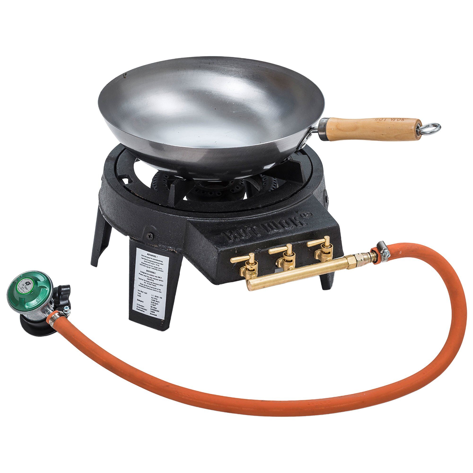 Gasbrænder Kw Inkl Regulator Og Wok