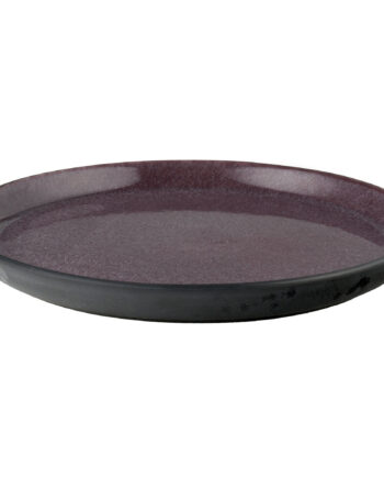 Gastro Tallerken 21 Cm Sort Lilla