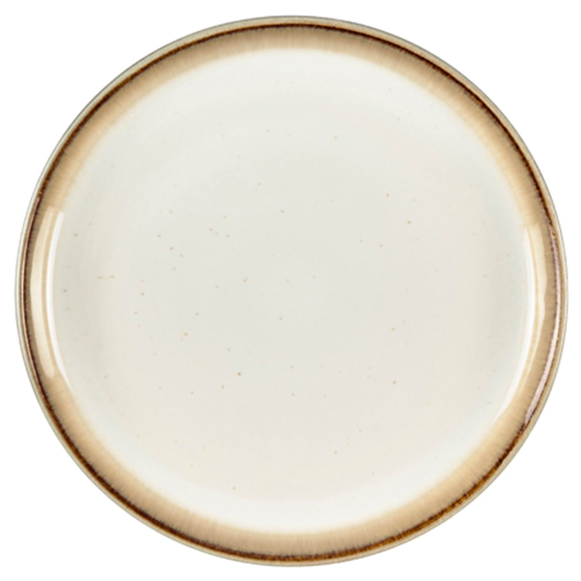 Gastro Tallerken ø17 Cm Blank Flødehvid Grå
