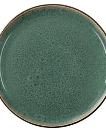 Gastro Tallerken ø17 Cm  Blank Grøn Sort