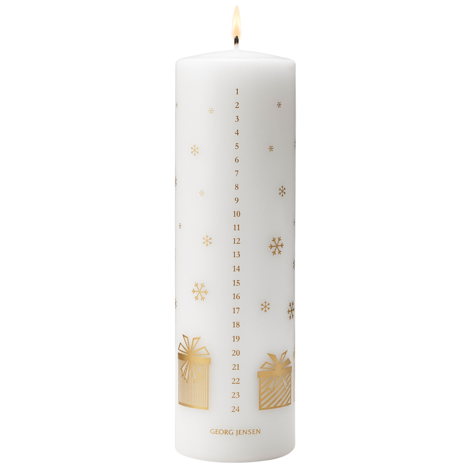 Georg Jensen Cc 2025 Kalenderlys Guld