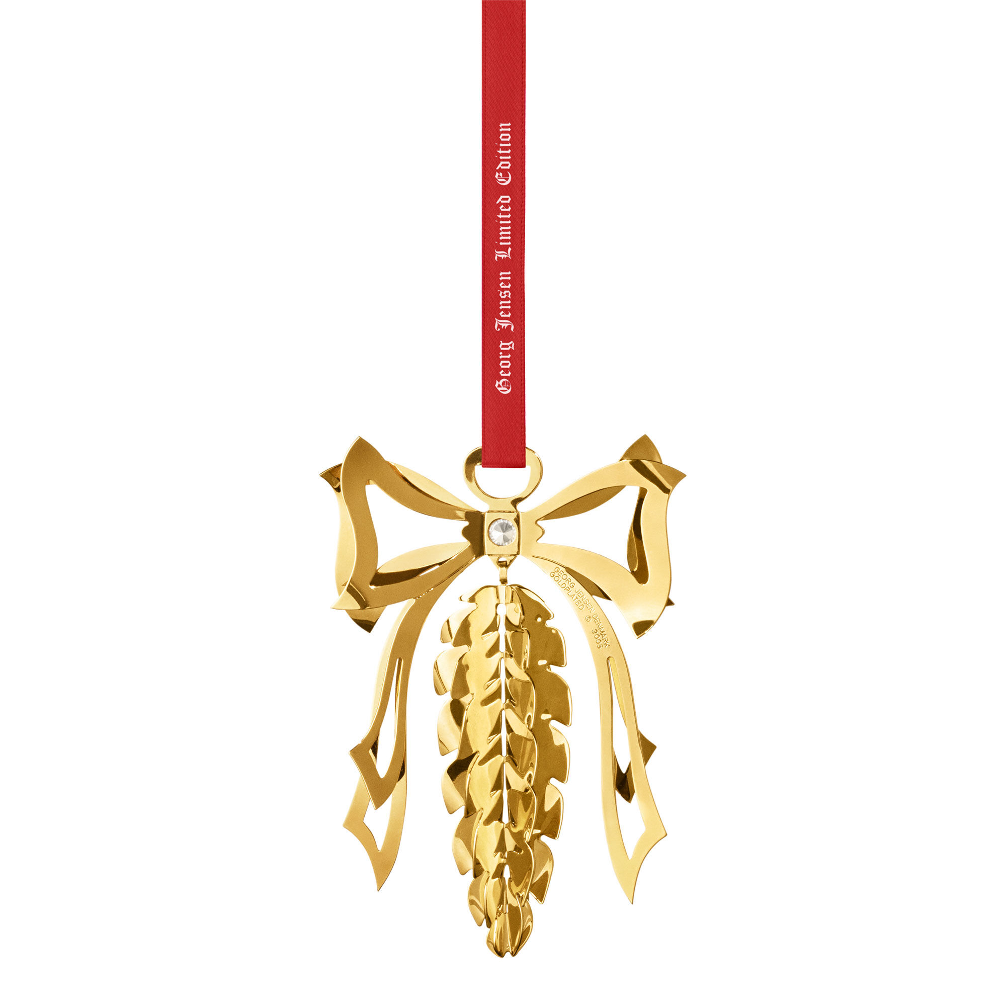 Georg Jensen Cc 2005 2025 Kotte Julepynt 18k Guldbelægning