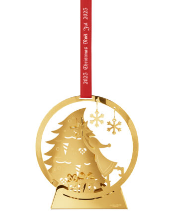 Georg Jensen Cc 2025 Snøkugle Julepynt  18k Guldbelægning