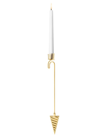 Georg Jensen Cc 2025 Strut Lysestage  18k Guldbelægning