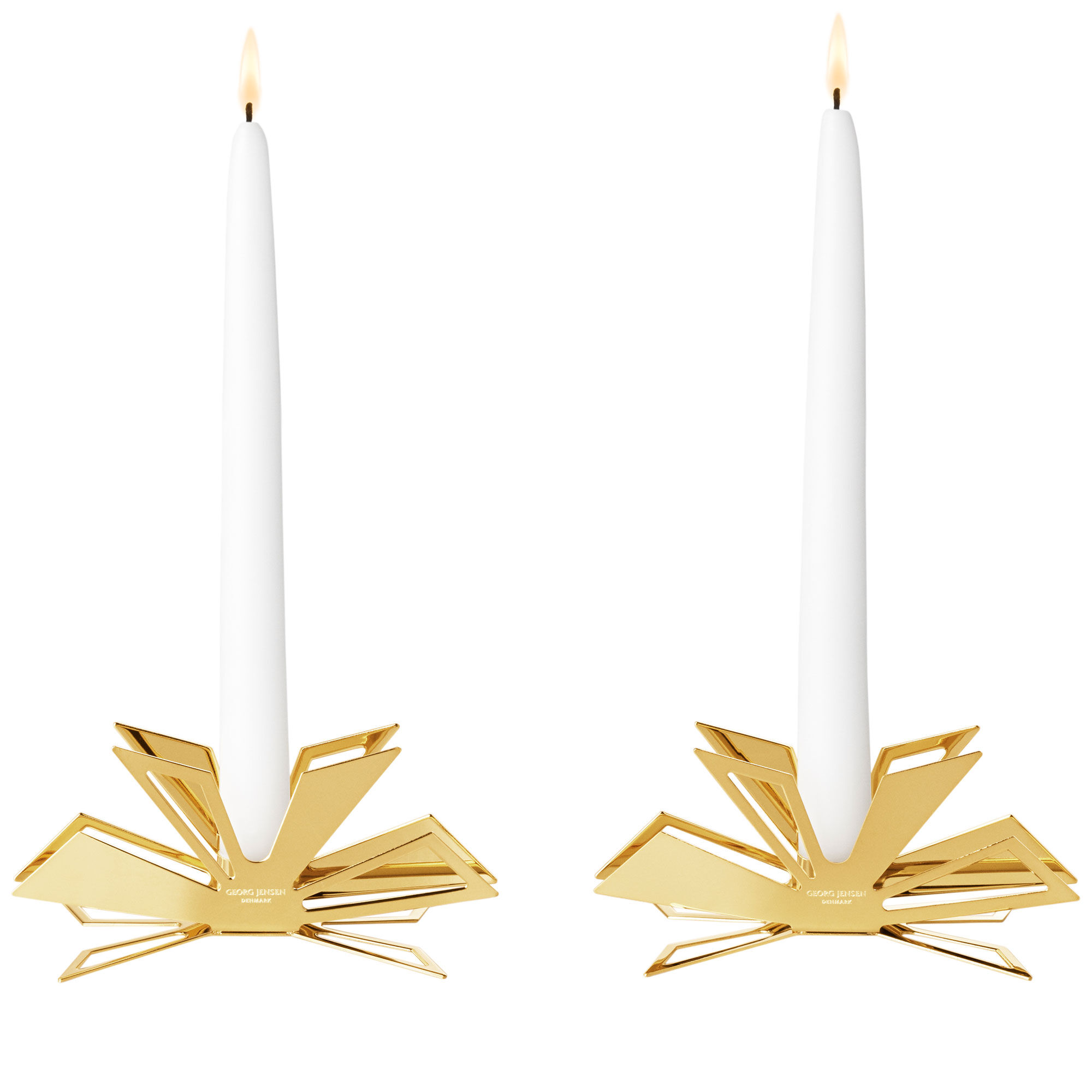 Georg Jensen Cc 2025 Taper Lysestage 18k-belagt -pak