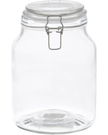 Glasbeholder Med Patentlåg   Liter