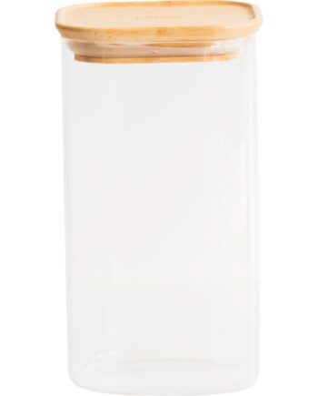 Glasboks Med Bambuslåg   400 Ml