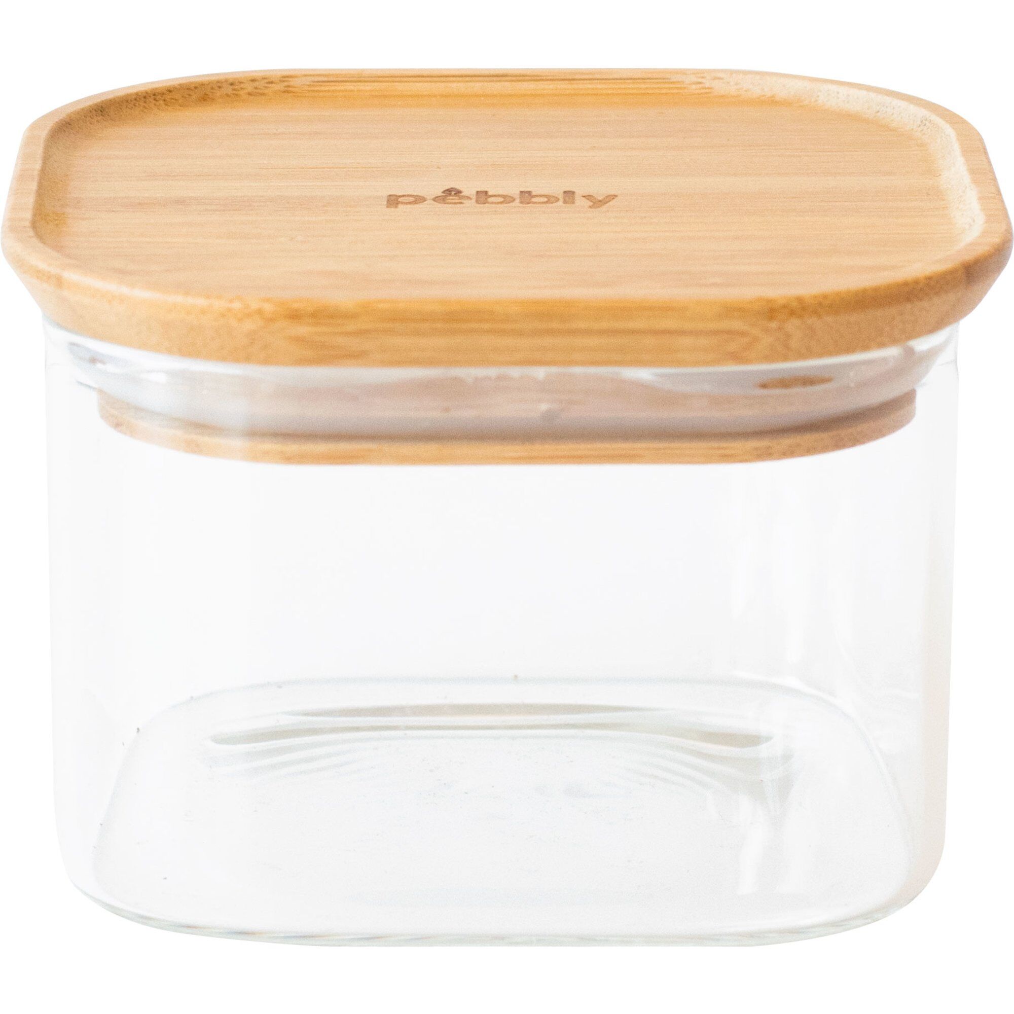 Glasboks Med Bambuslåg 500 Ml