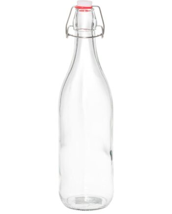 Glasflaske Med Patentlåg   Liter