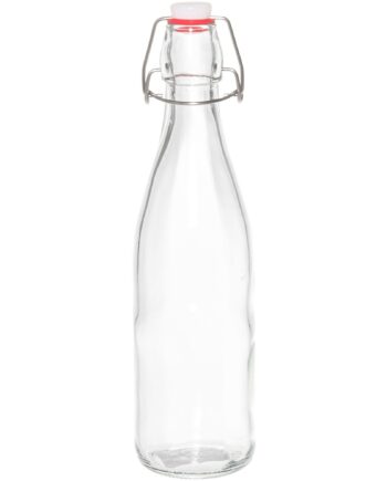 Glasflaske Med Patentlåg     Liter