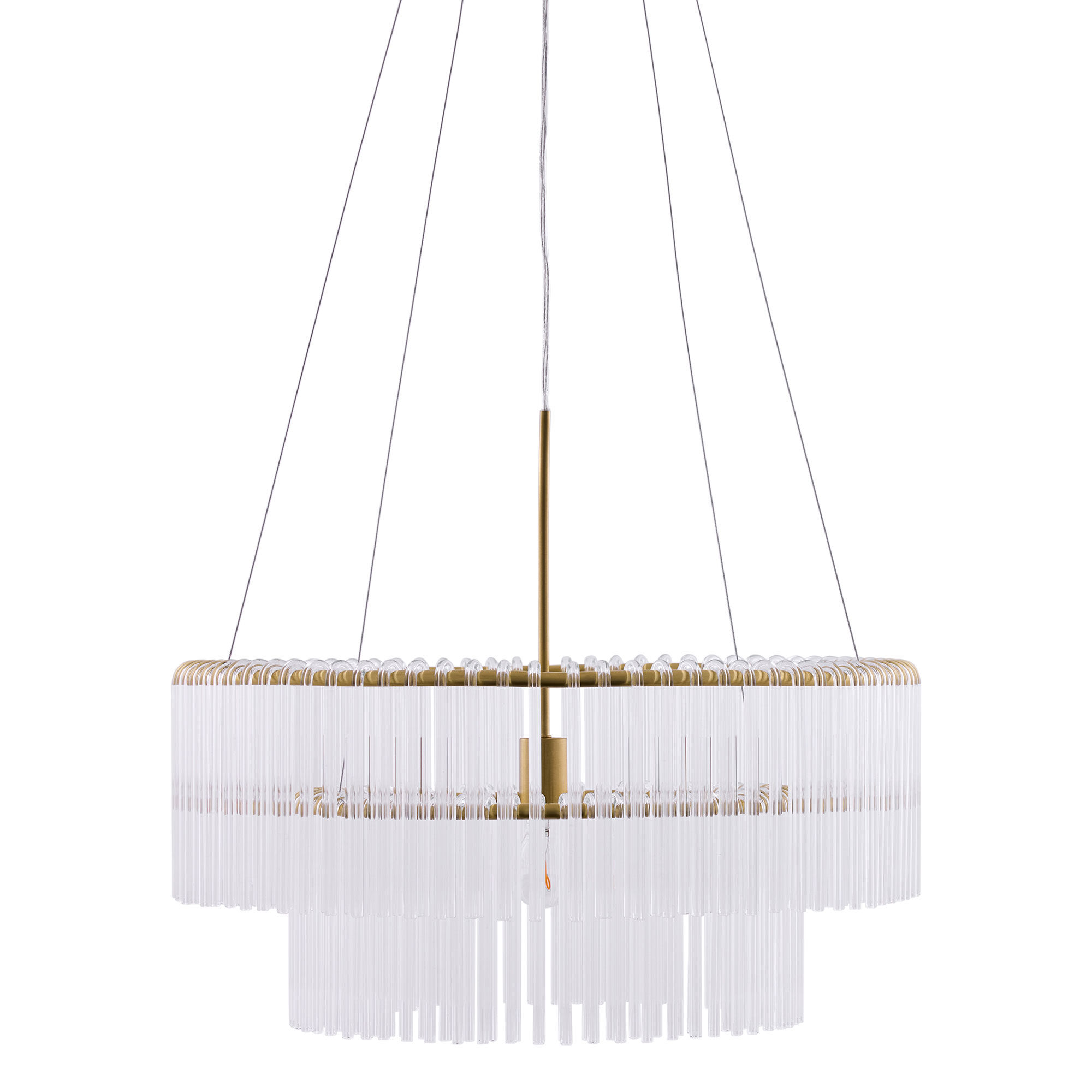 Globen Lighting Hook Pendellampe 60 Cm Klar Messing