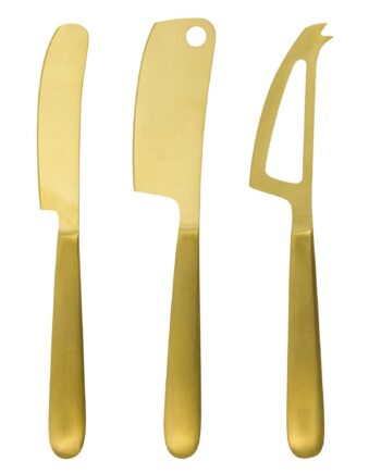 Golden Osteknive   Stk  Guld