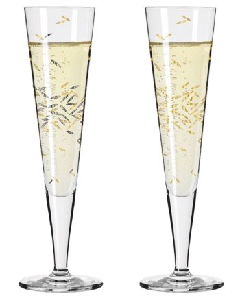 Goldnacht Champagneglas    Stk