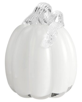 Græskar 14 Cm  Hvid