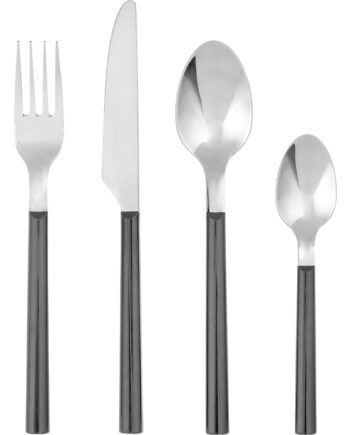 Grand Cru Bistro Bestiksæt  16 Dele  Ash Grey