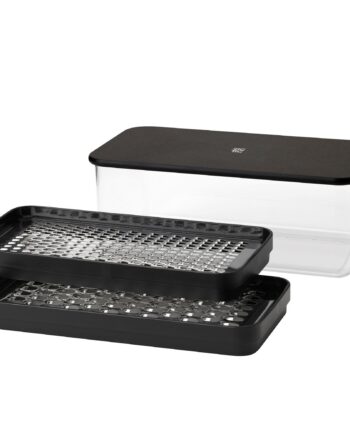 Grate-it Rivejern Med Beholder     Liter  Sort
