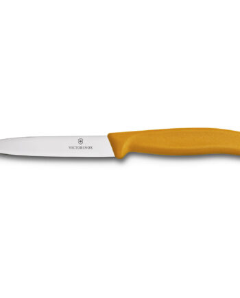 Grøntsags- Og Skrællekniv Med Nylonhåndtag   Orange  10 Cm