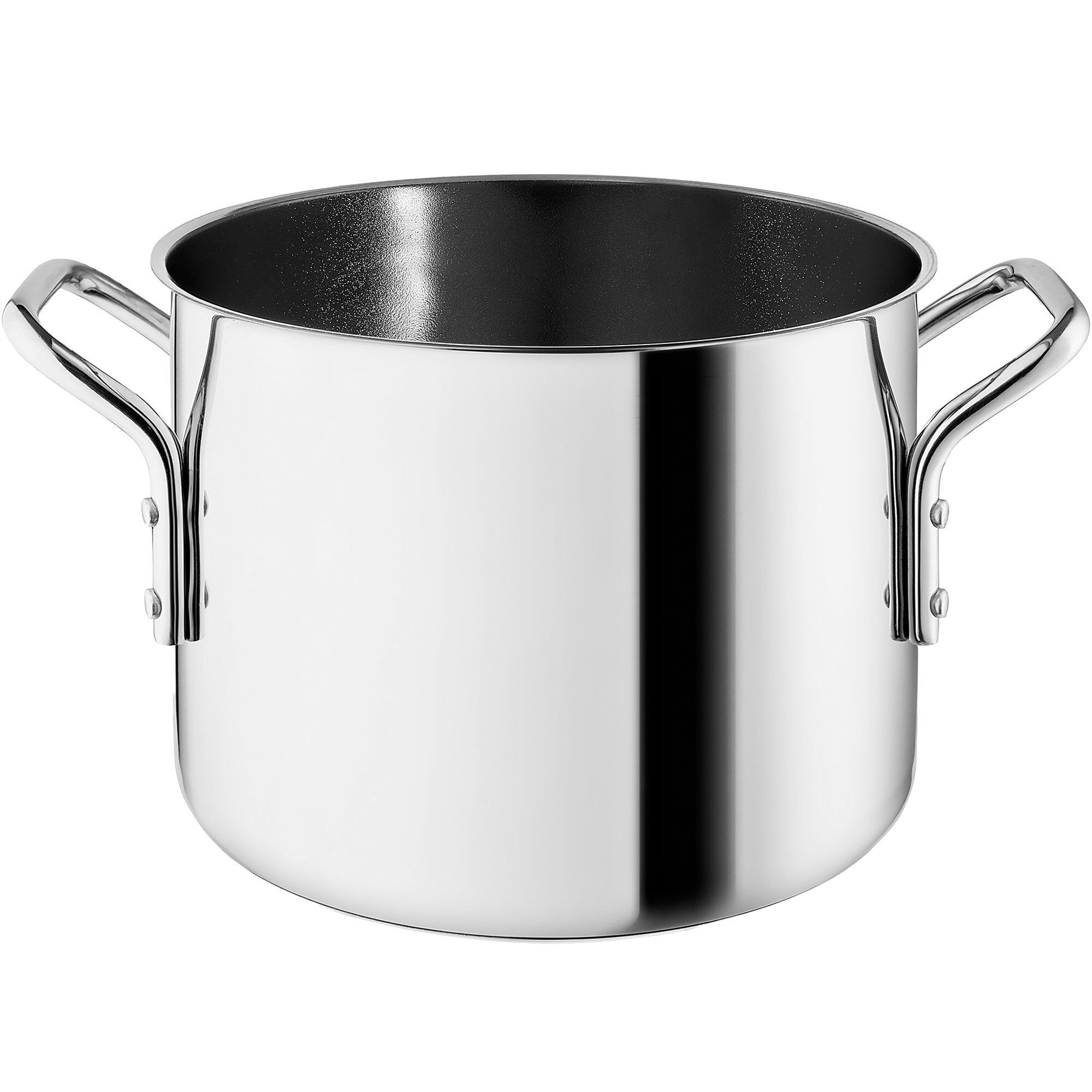 Gryde Med Slip-letâ -belægning Liter Rustfrit Stål