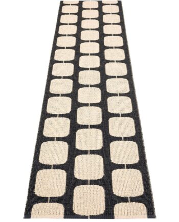 Gulvtæppe Sten  70   300 Cm  Black Cream