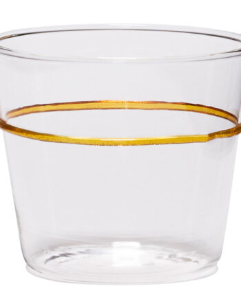 Hübsch Orbit Drikkeglas  Klar Gul