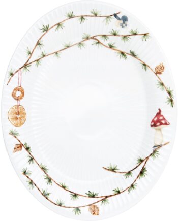 Hammershøi Christmas Oval Bordfad 22 5x28   Cm