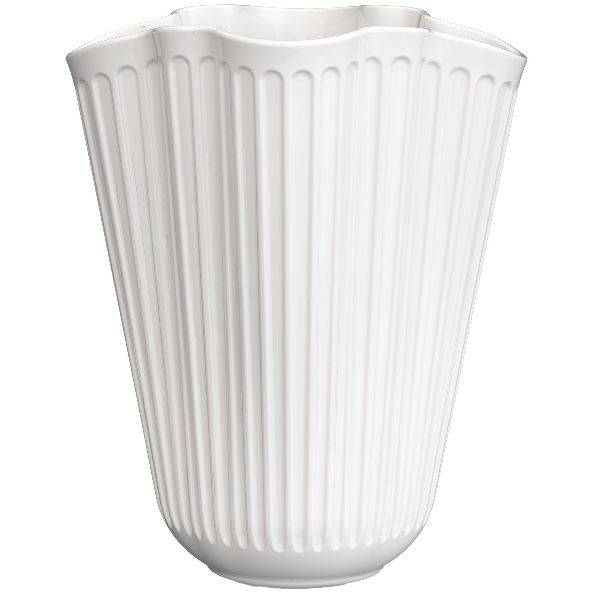 Hammershøi Unfold Vase 20 Cm Hvid