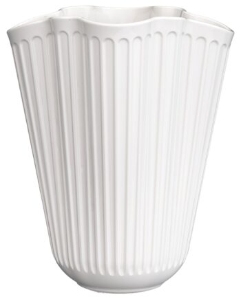 Hammershøi Unfold Vase 16   Cm  Hvid