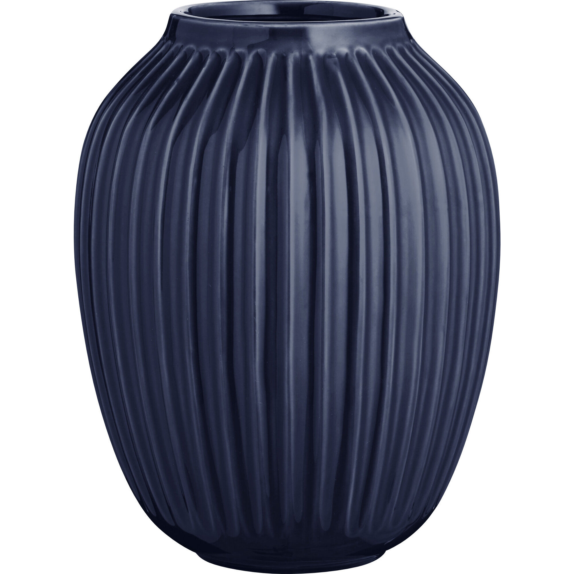 Hammershøi Vase 25 Cm Indigoblå