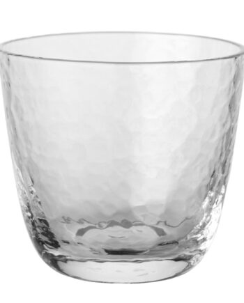 Hamret Drikkeglas  Klart