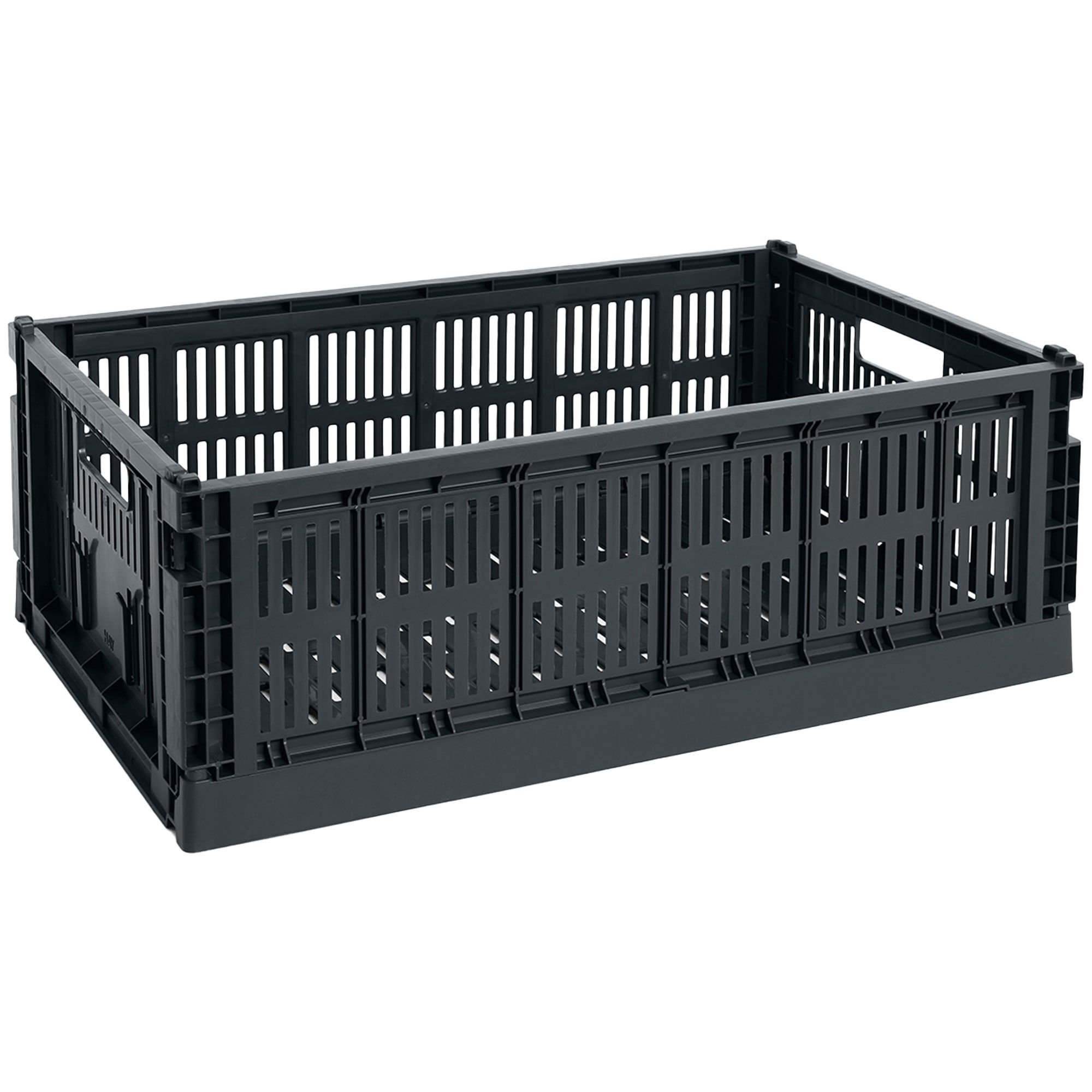 Hay Colour Crate Large Opbevaringskasse Charcoal