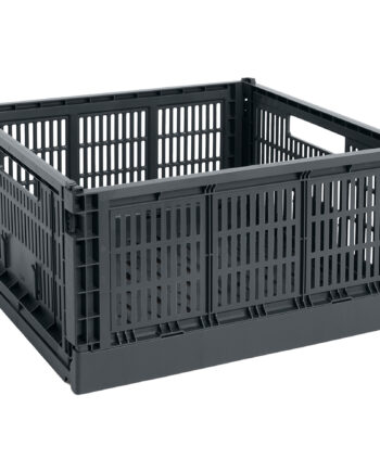 Hay Colour Crate Large Square Opbevaringskasse  Charcoal