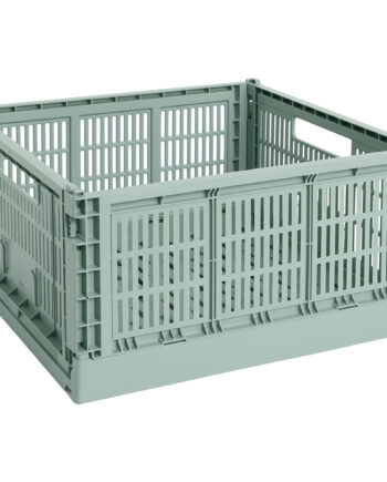 Hay Colour Crate Large Square Opbevaringskasse  Sage Green