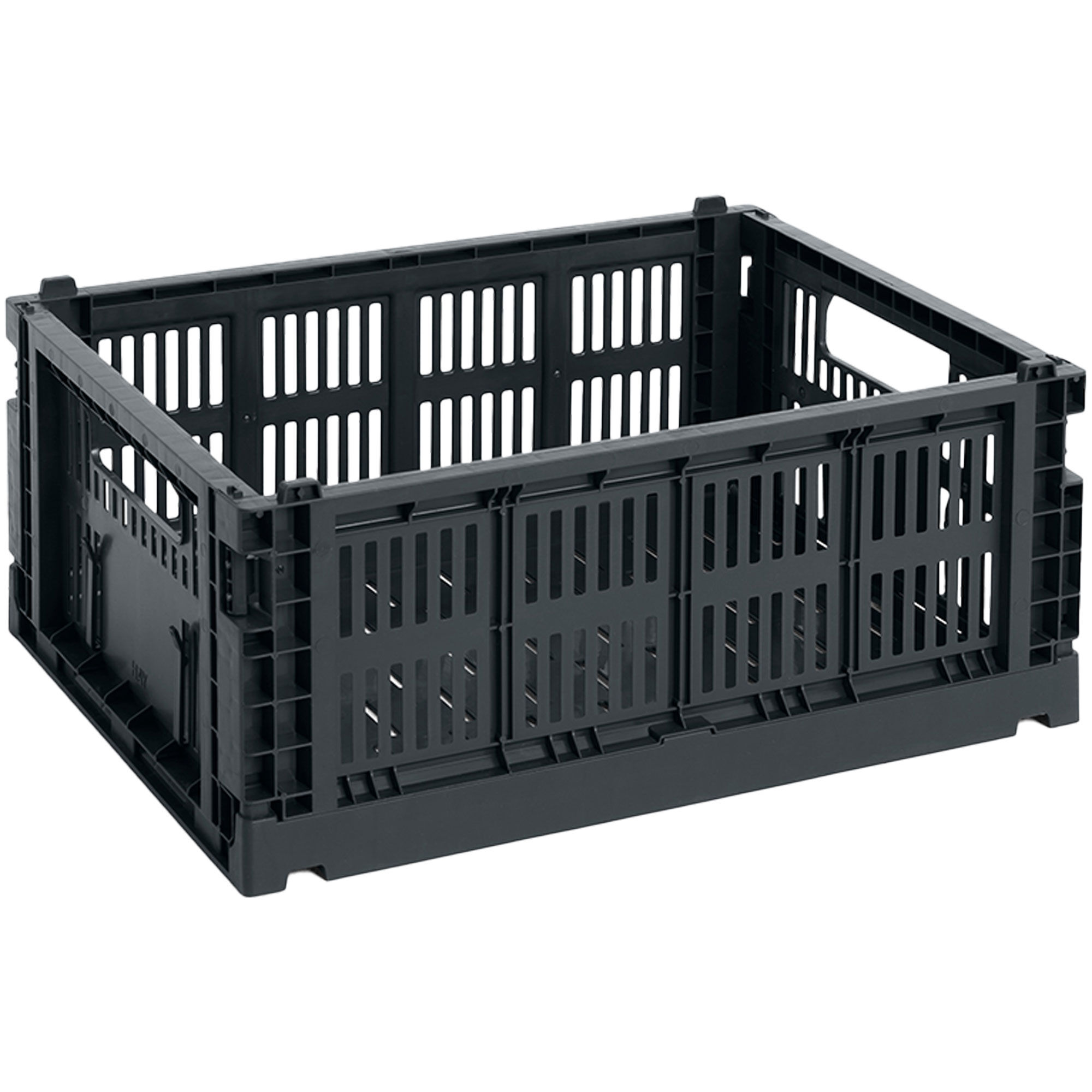 Hay Colour Crate Medium Opbevaringskasse Charcoal