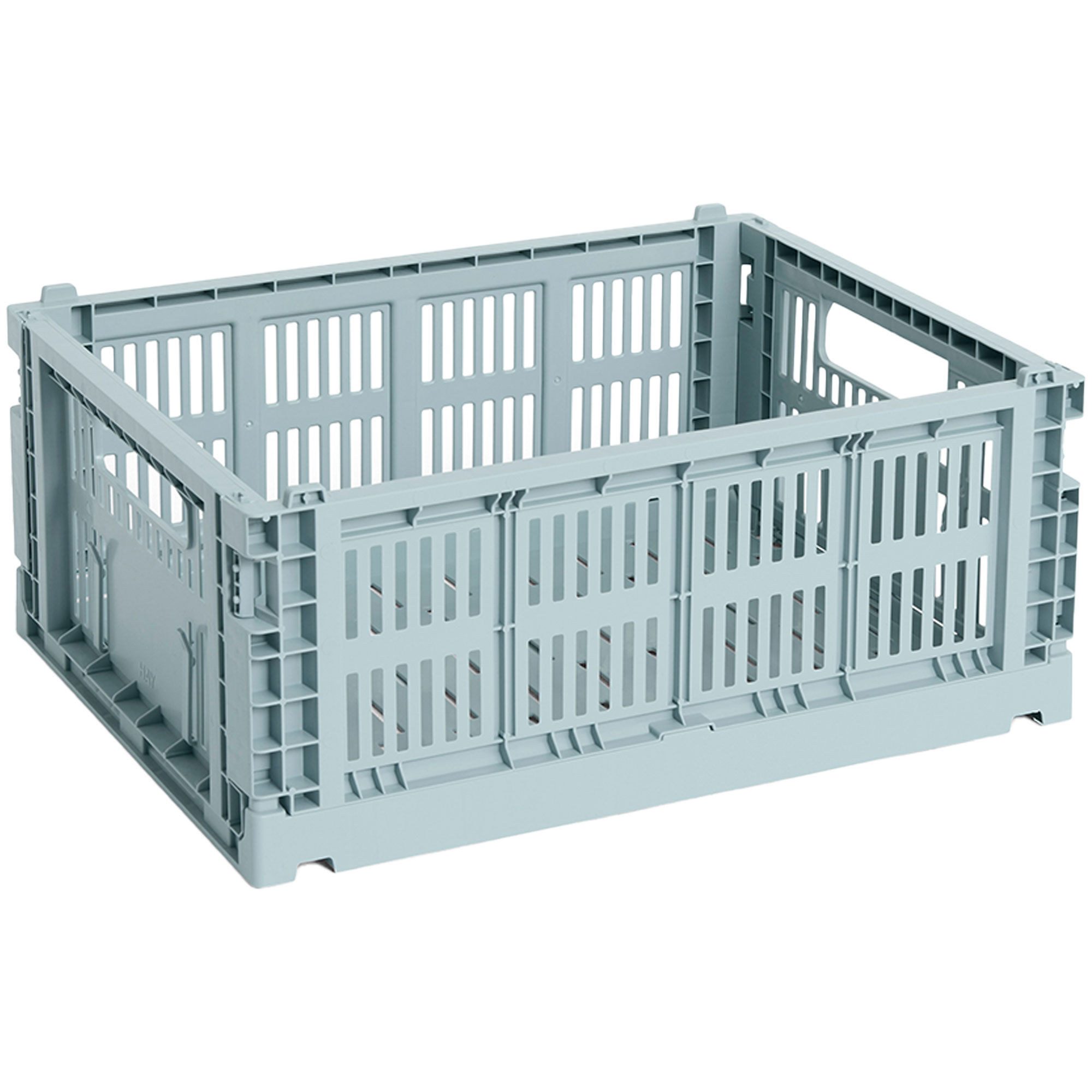 Hay Colour Crate Medium Opbevaringskasse Dusty Blue