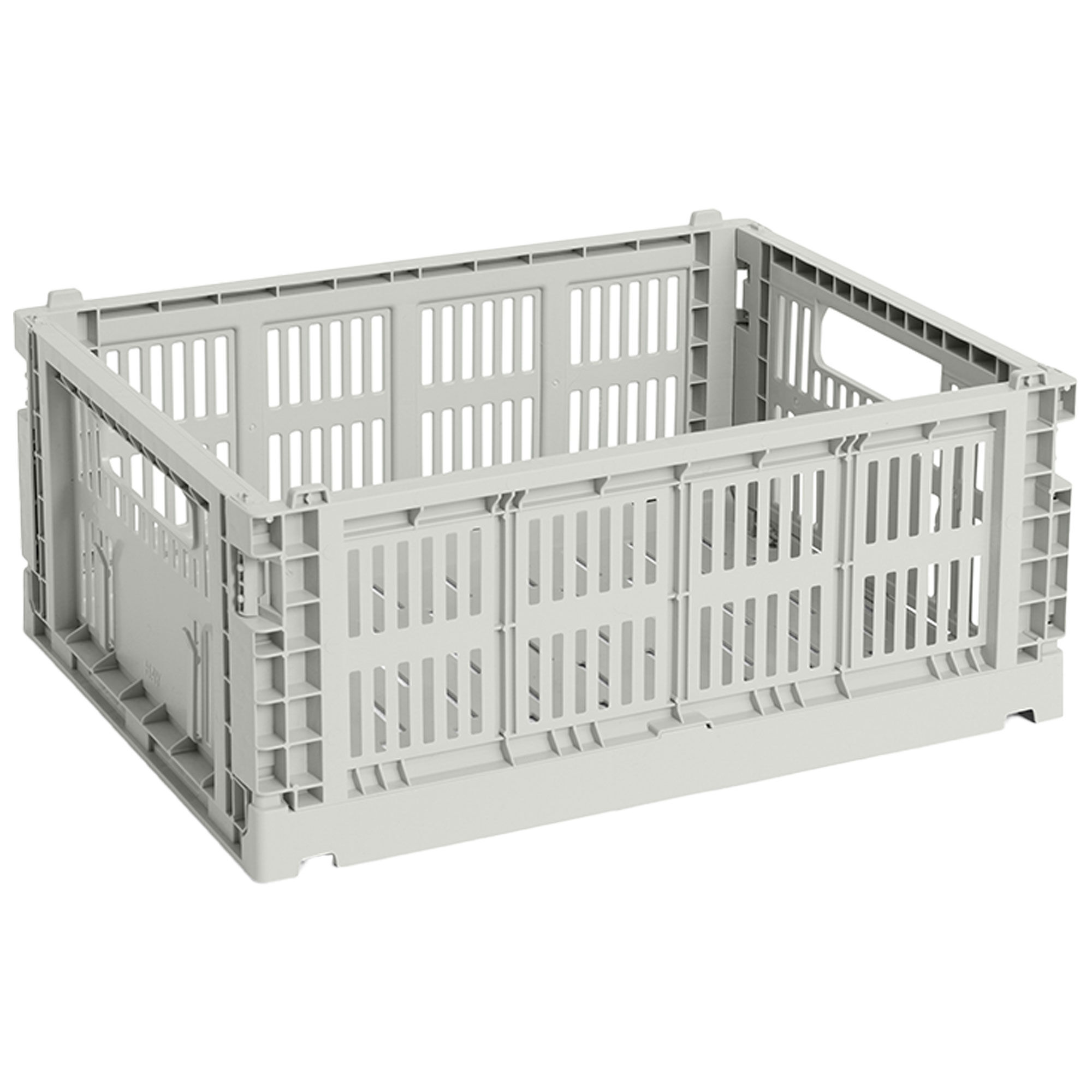 Hay Colour Crate Medium Opbevaringskasse Grå