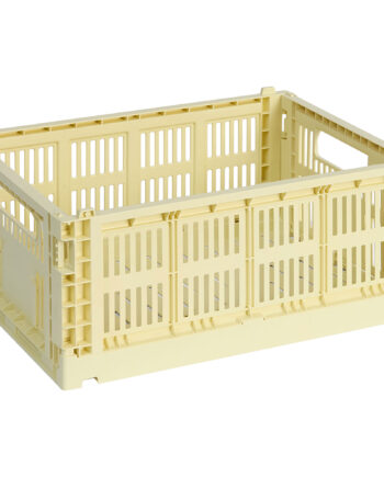 Hay Colour Crate Medium Opbevaringskasse  Lys Gul