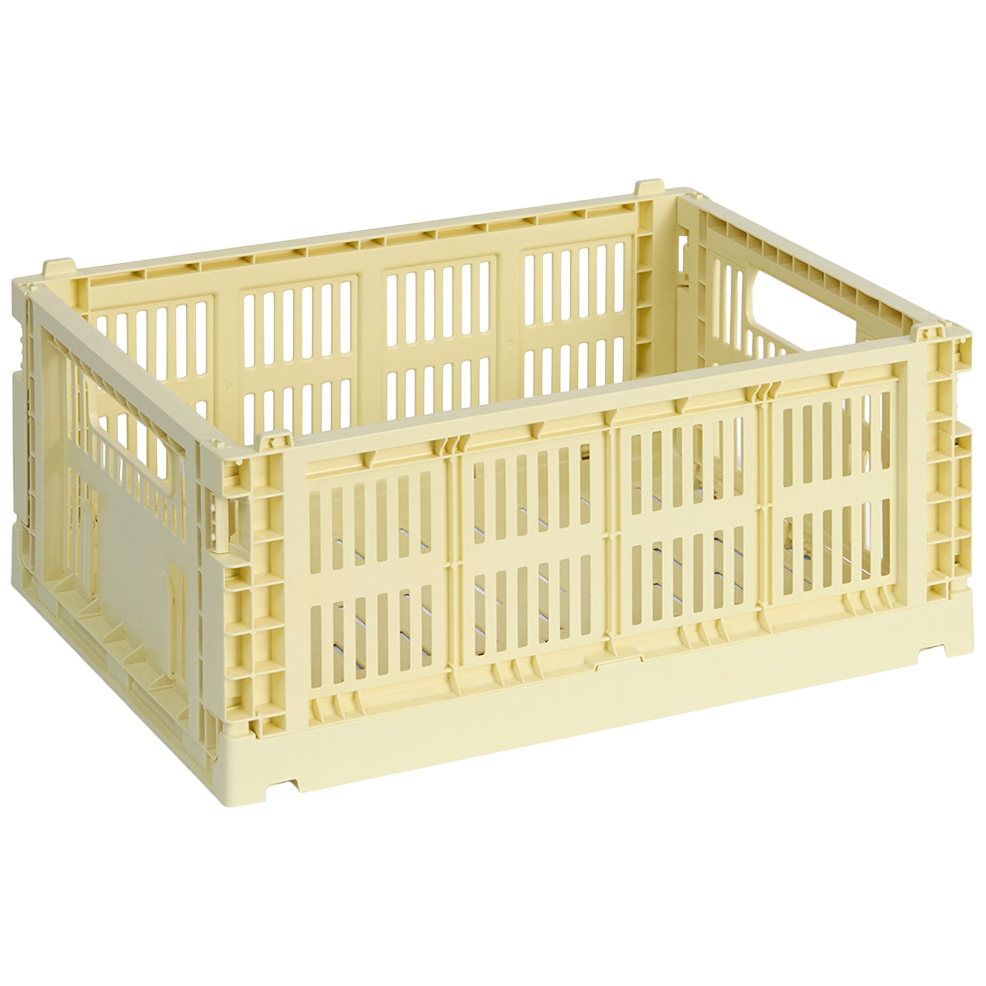 Hay Colour Crate Medium Opbevaringskasse Lys Gul