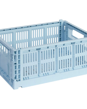 Hay Colour Crate Medium Opbevaringskasse  Soft Blue