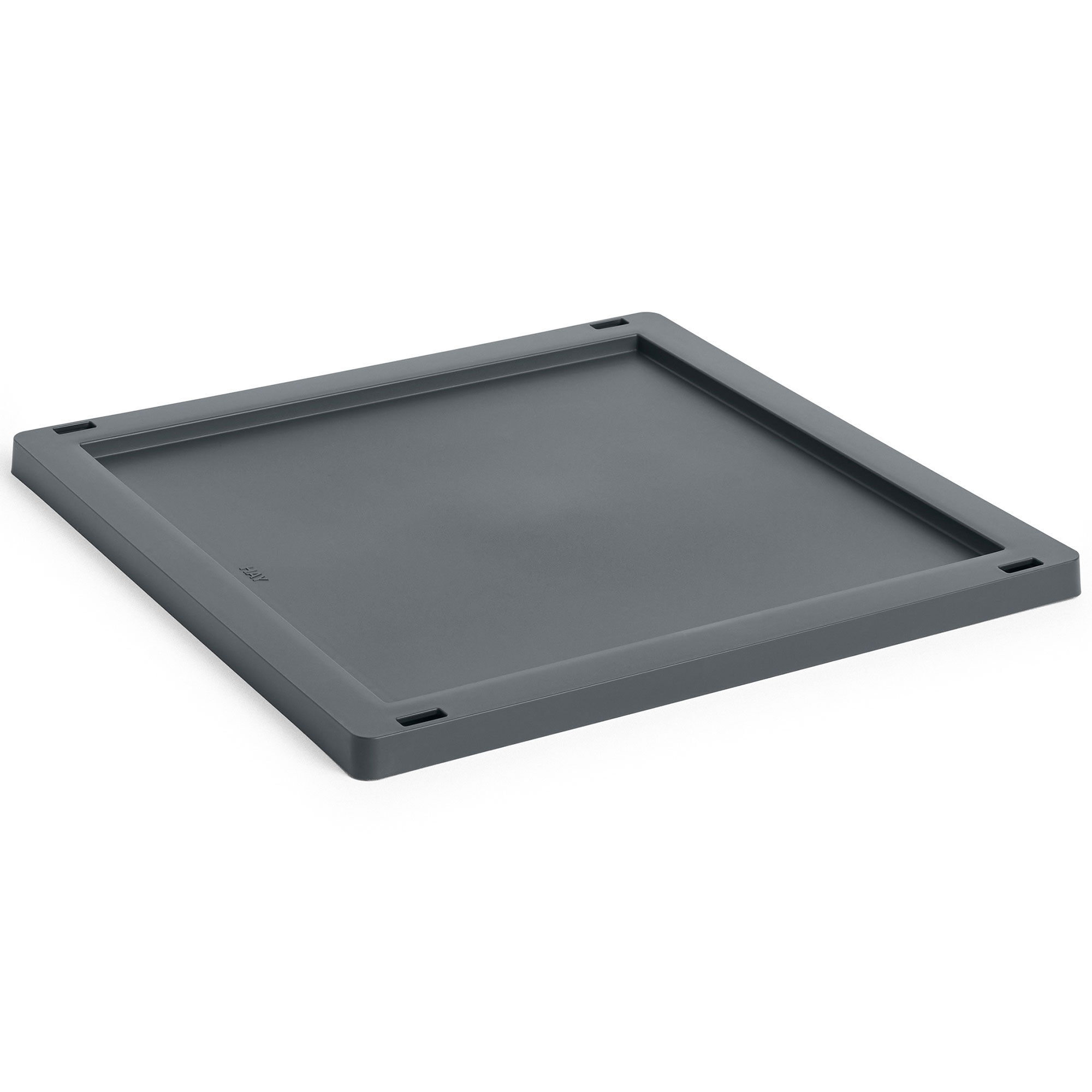 Hay Colour Crate Medium Square Cube Låg Charcoal