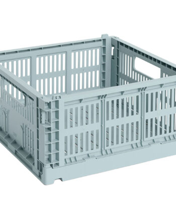 Hay Colour Crate Medium Square Opbevaringskasse  Dusty Blue