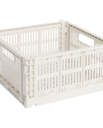 Hay Colour Crate Medium Square Opbevaringskasse  Offwhite