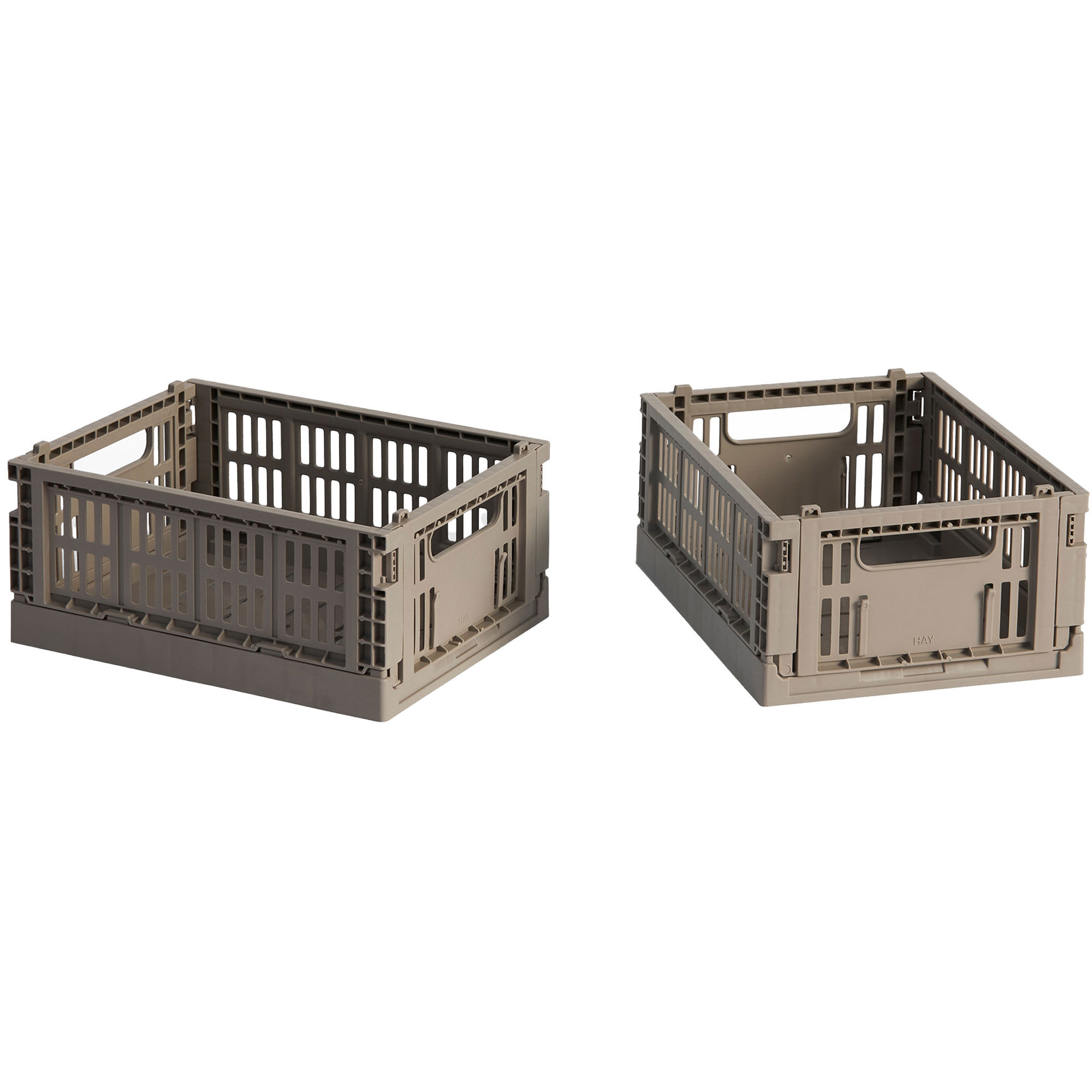 Hay Colour Crate Mini Opbevaringskasse Warm Grey Stk