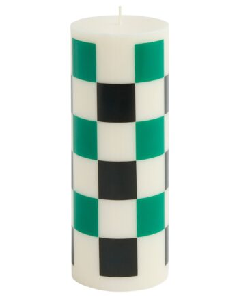 Hay Column Lys Medium  White Green Black Check