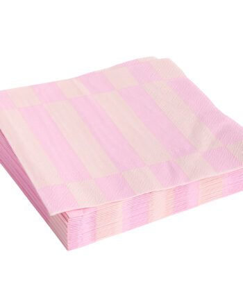 Hay Pattern Frokostservietter Light Pink Rose 20 Stk