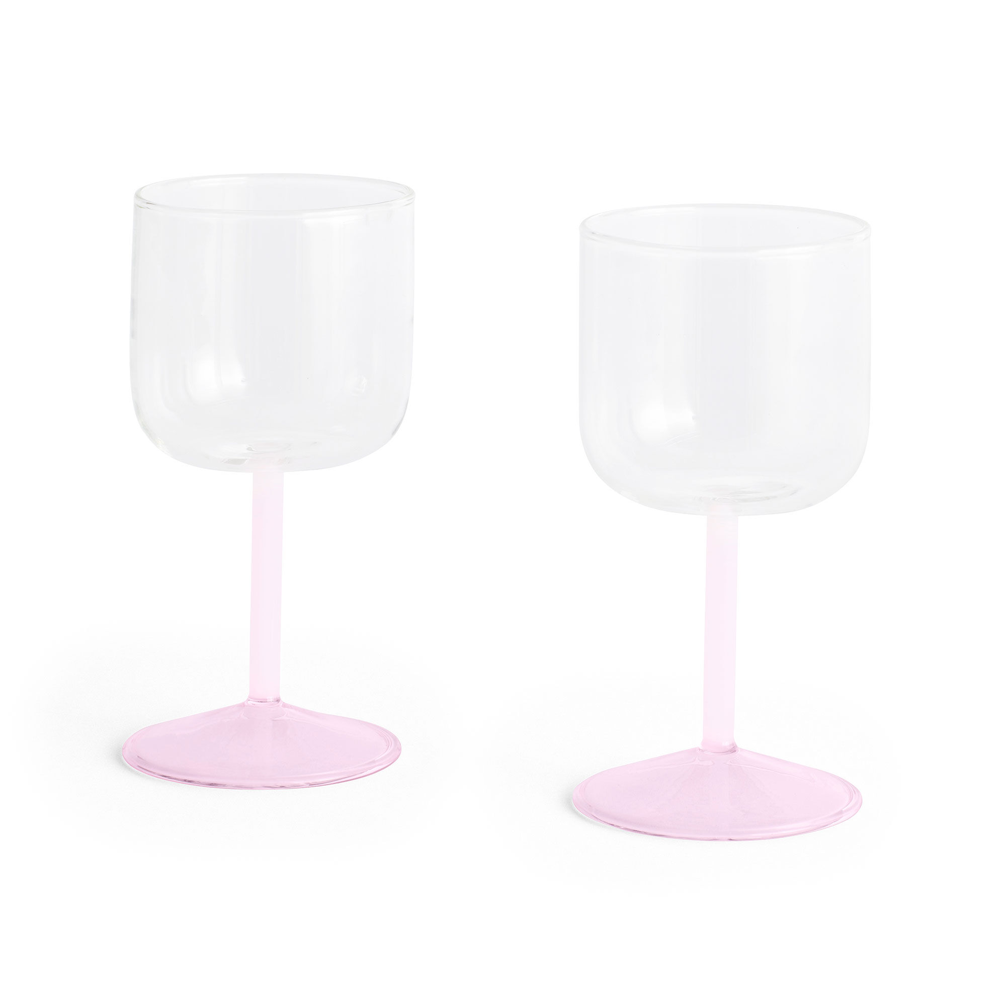 Hay Tint Vinglas Clear Jade -pink -pink 2stk