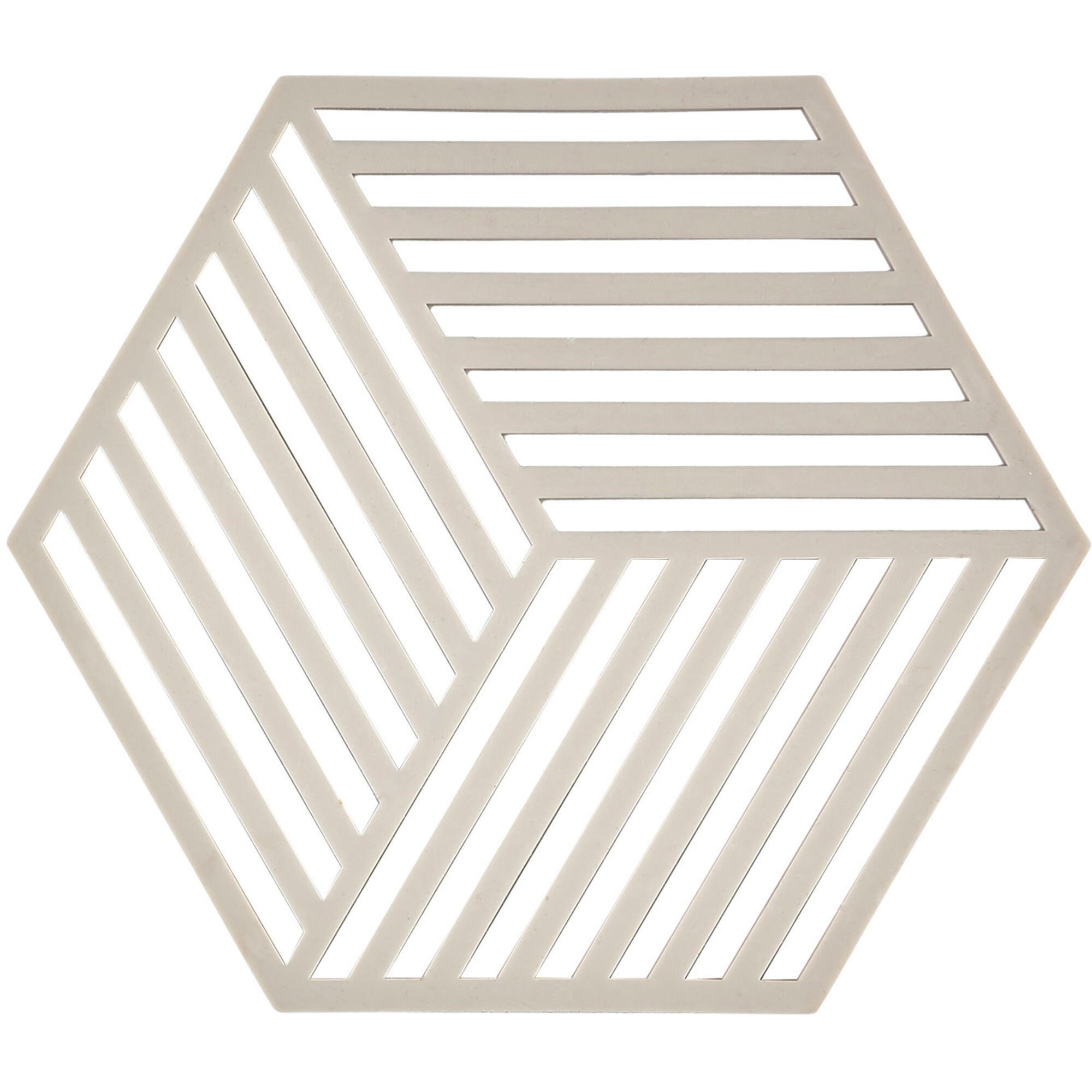 Hexagon Bordskåner Varm Grå