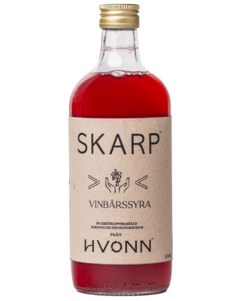 Hvonn Skarp Vinbärssyra Drik Af Røde Ribs  500 Ml
